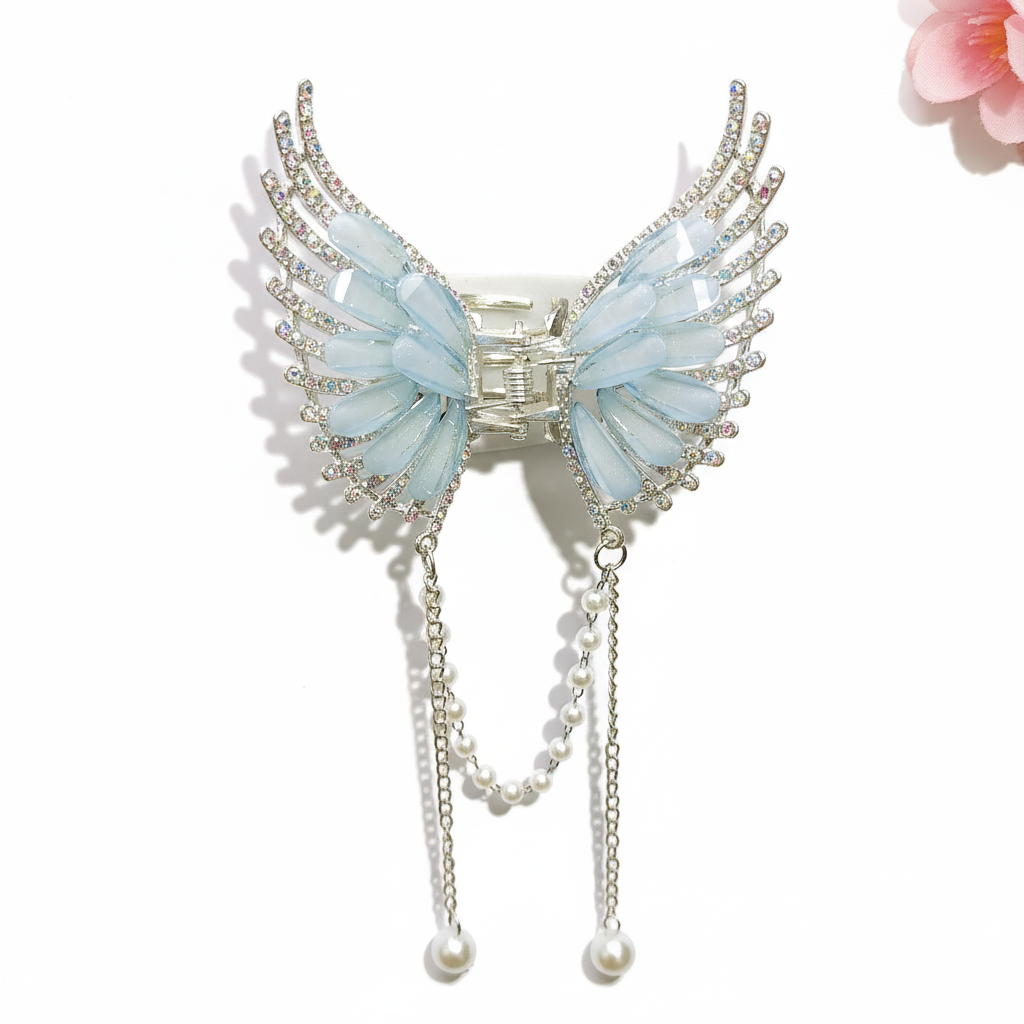 Party Wear Butterfly Metal Claw