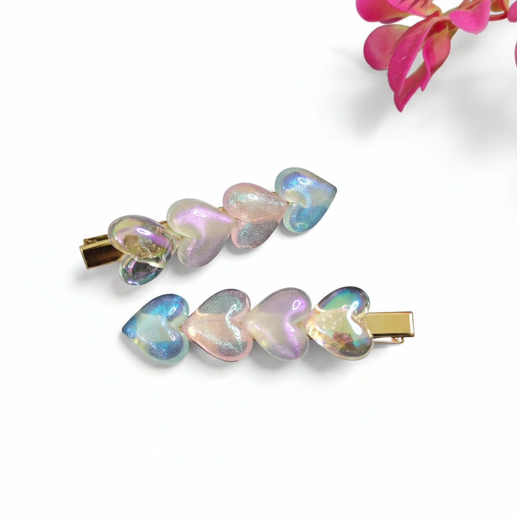 Premium Heart Clips 1 Pair