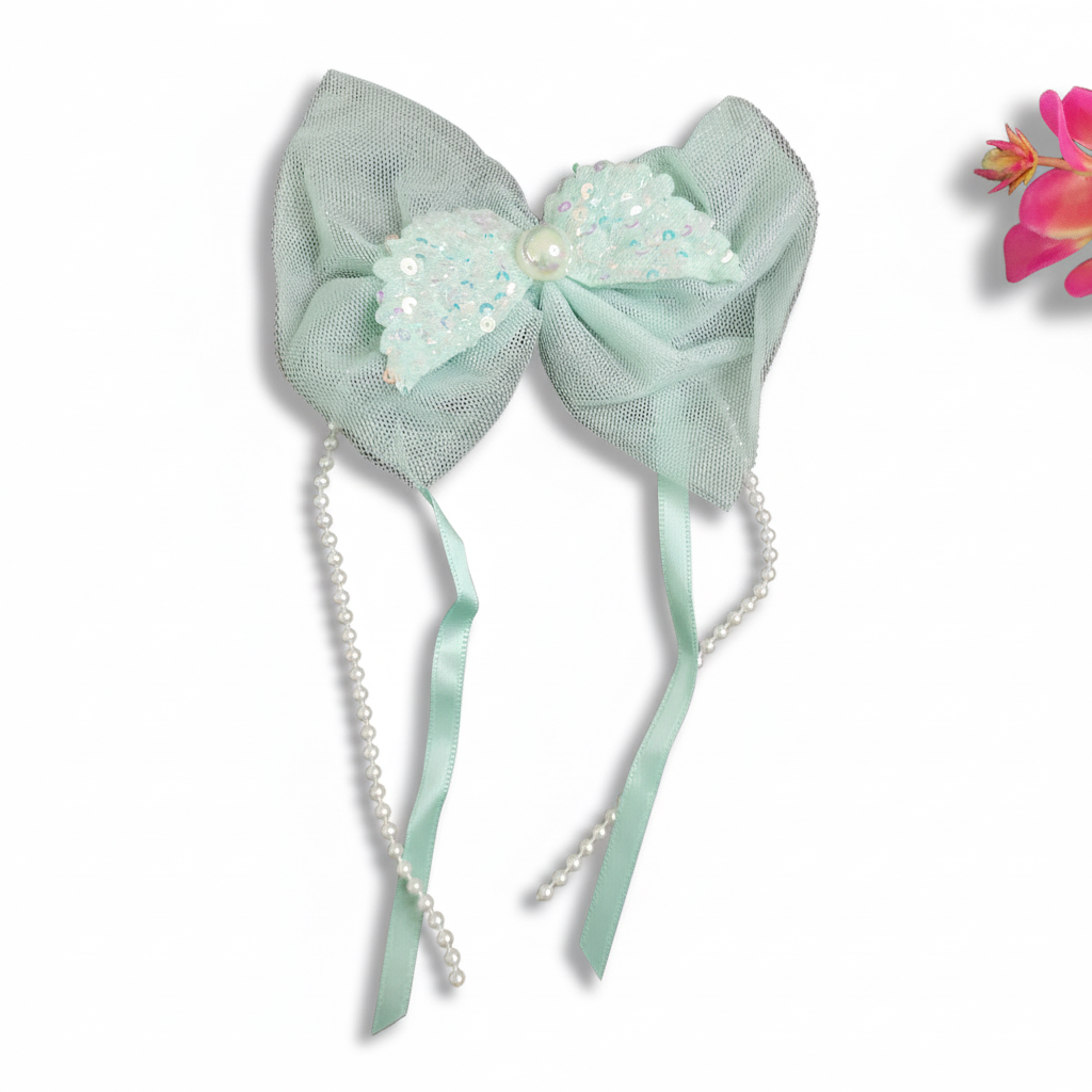 Beautiful Pearl Korean Bow