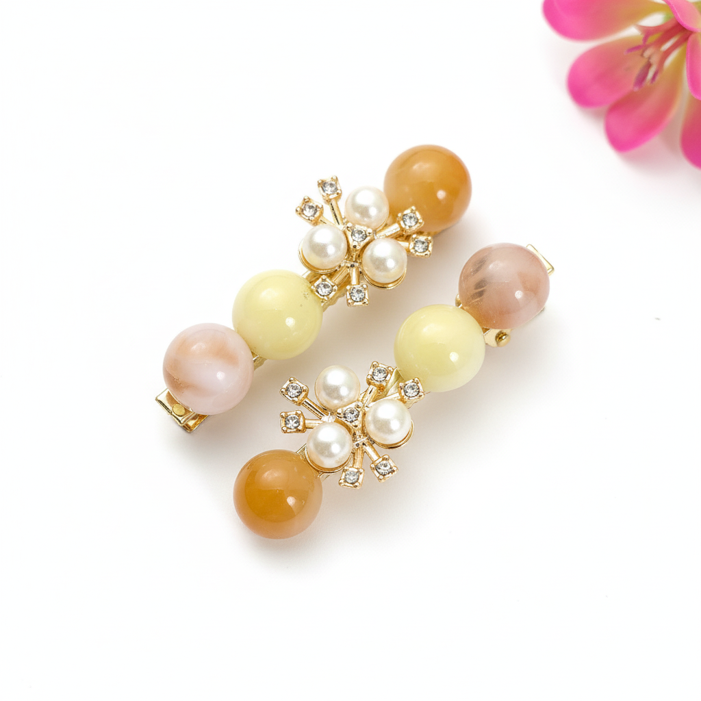 Premium Pearl Clips 1 Pair