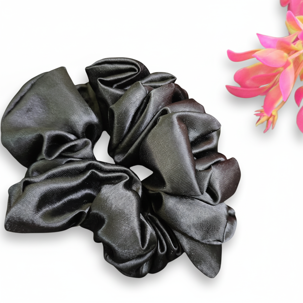 Plain Soft Korean Scrunchies