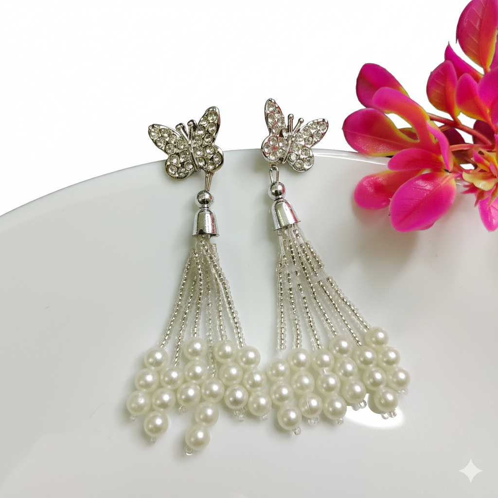 Pearl Korean Jhumka
