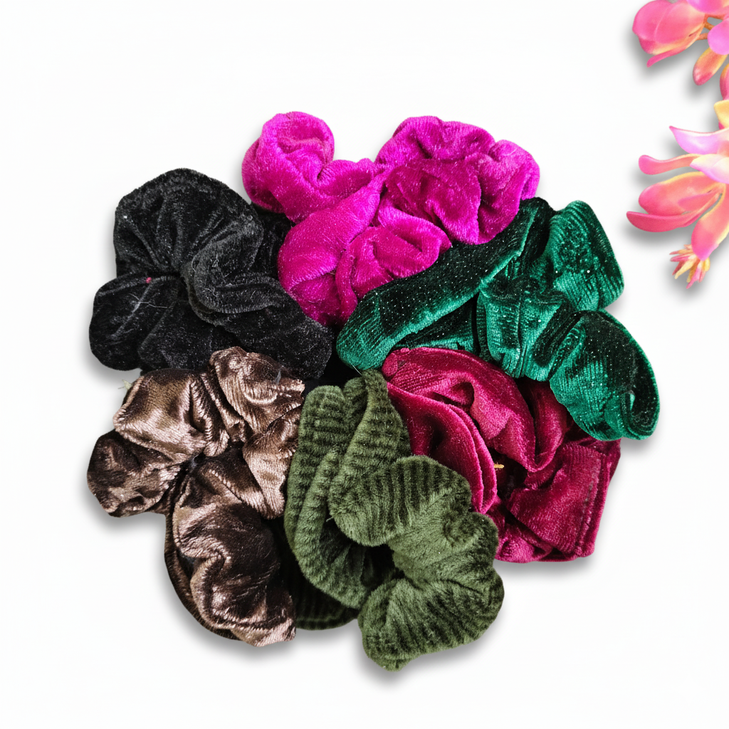 Velvet Hair Scrunchies