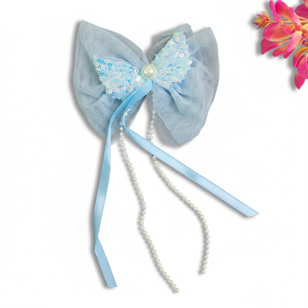 Beautiful Pearl Korean Bow