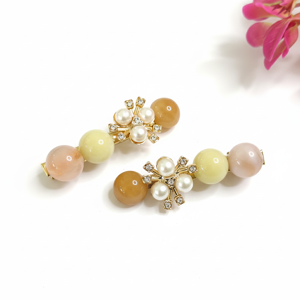 Premium Pearl Clips 1 Pair