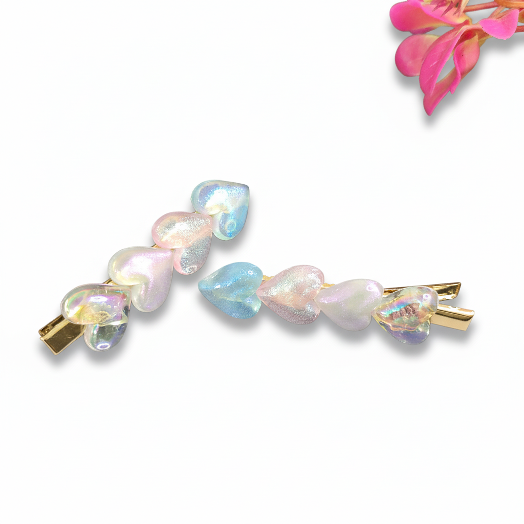 Premium Heart Clips 1 Pair