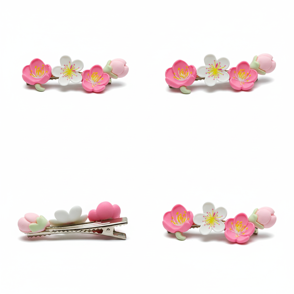 Flower Beautiful Hair Clip 1 Pair