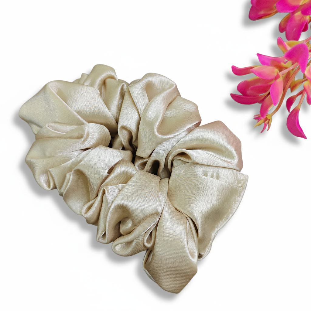 Plain Soft Korean Scrunchies
