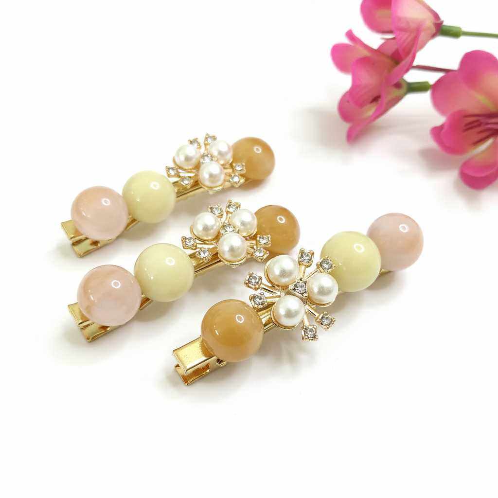 Premium Pearl Clips 1 Pair