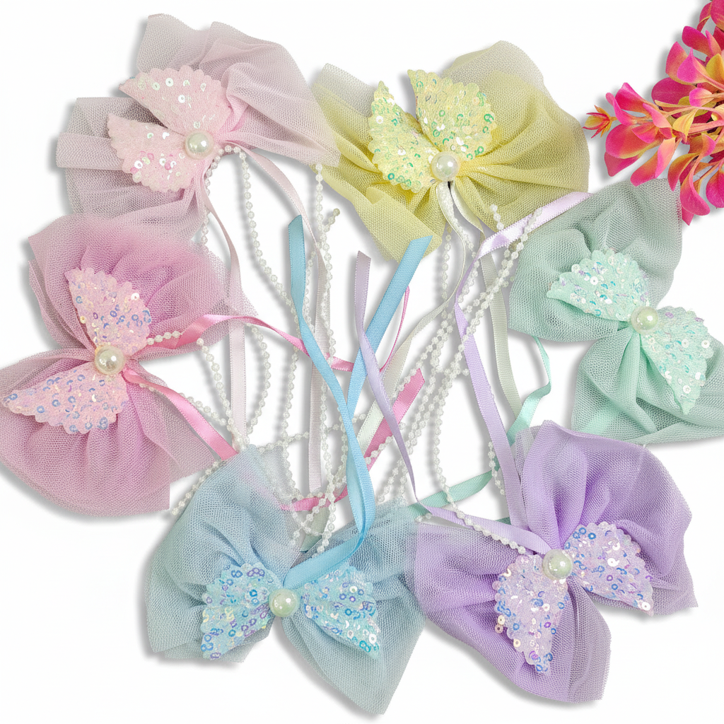 Beautiful Pearl Korean Bow