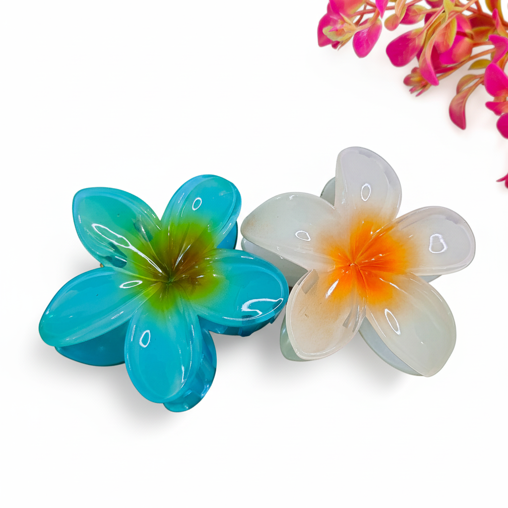 Korean Flower Hair Claws