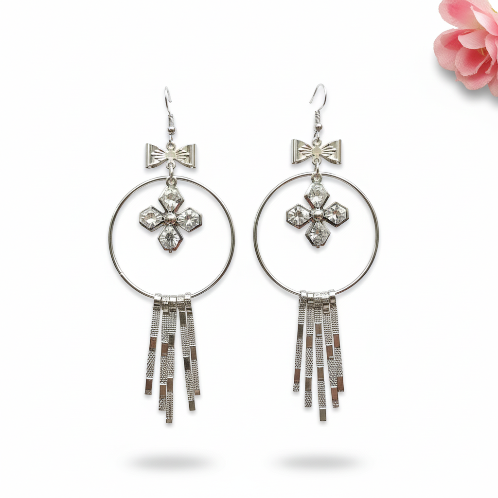 Korean Style Oxidised Jhumka