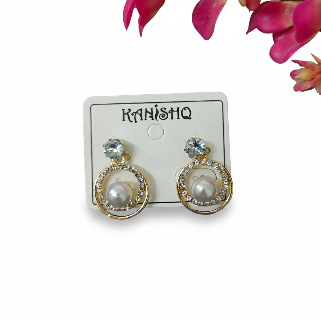 Golden Pearl Premium Studs