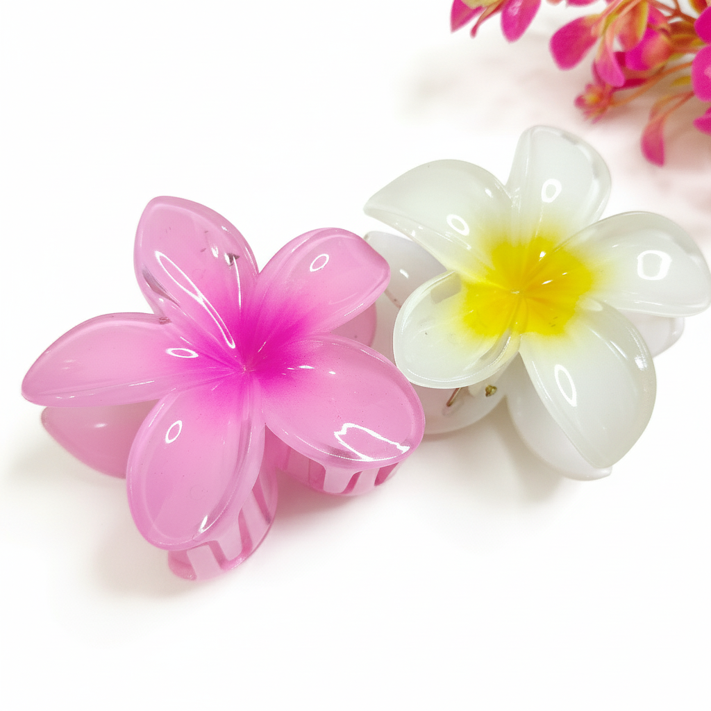 Korean Flower Hair Claws