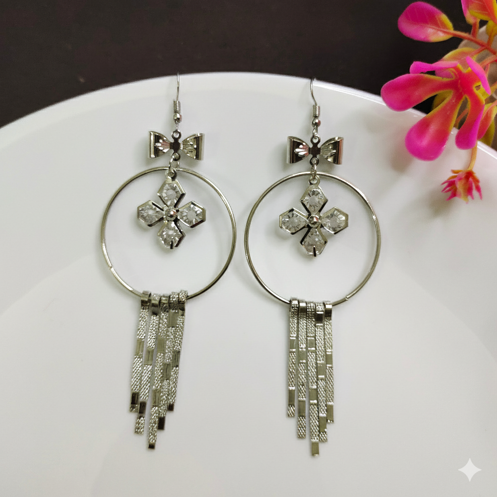 Korean Style Oxidised Jhumka