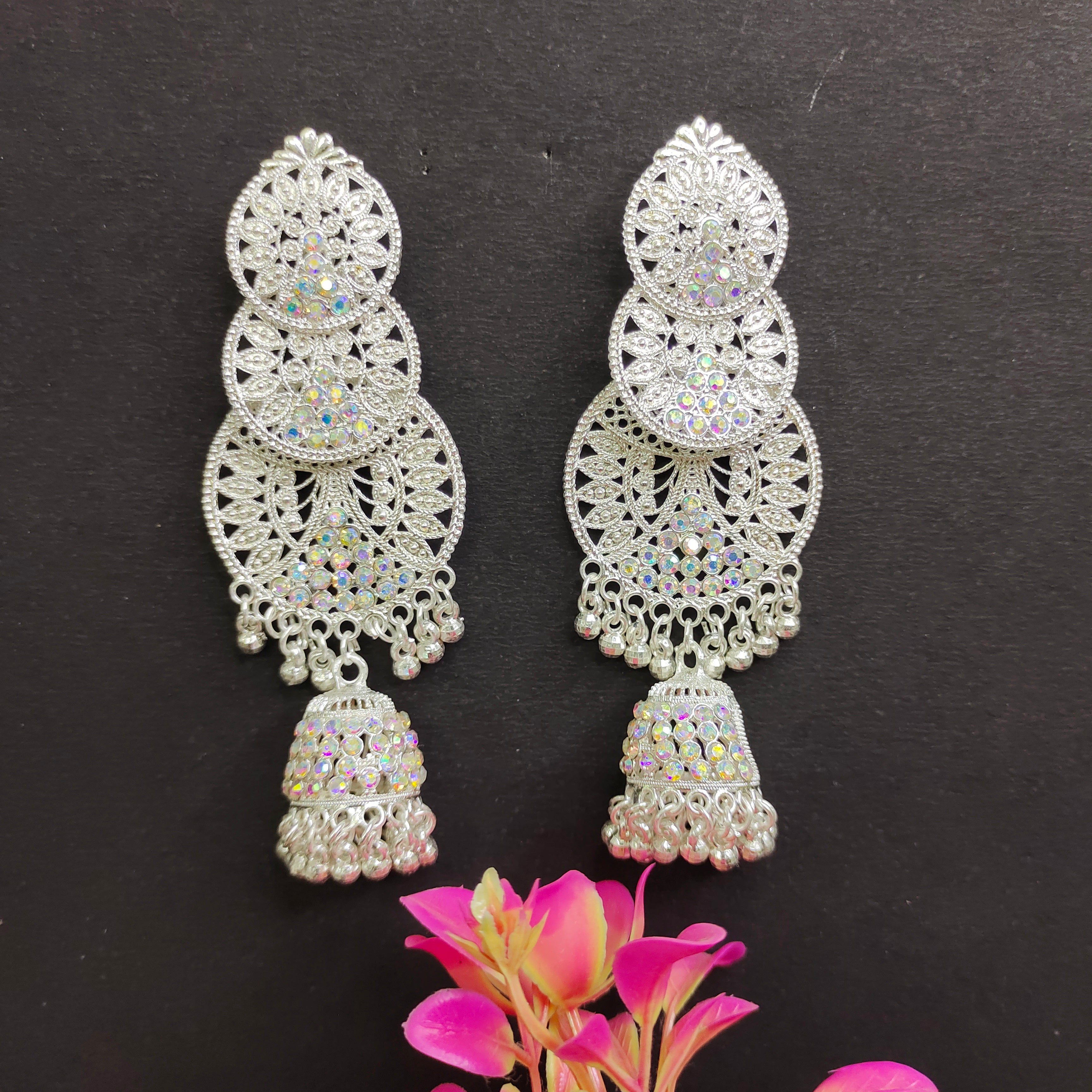 Pearl Shine Drop Jhumka